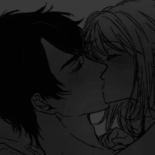 Телеграм стикер 🖤 Manga