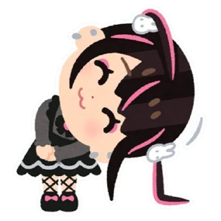 Telegram sticker ☺️ jirai chan  ♡  @ririmoji
by irasutoya (LINE)