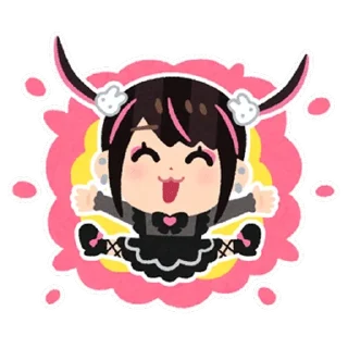 Video sticker 🥳 jirai chan  ♡  @ririmoji
by irasutoya (LINE)