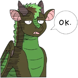 Telegram sticker 😐 Lit the Dragon Vol2
