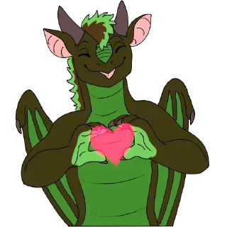 Telegram sticker 🫶 Lit the Dragon Vol2