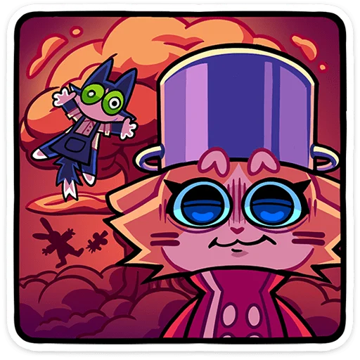 Telegram sticker 🤯 Гастрономяу без текста @stickers_vk