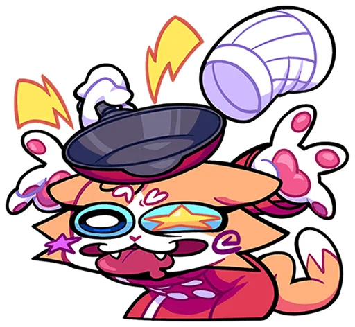 Telegram sticker 😬 Гастрономяу без текста @stickers_vk