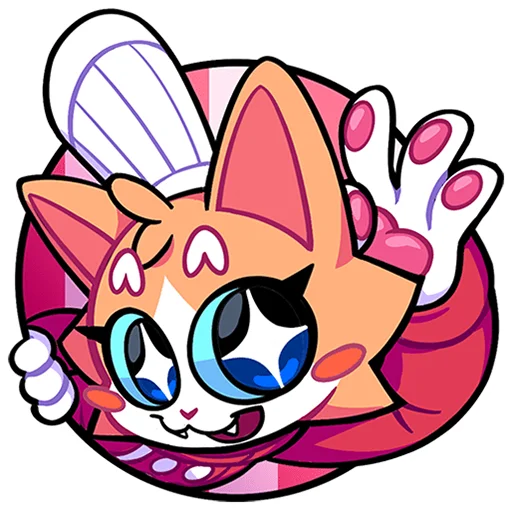 Telegram sticker ❓ Гастрономяу без текста @stickers_vk