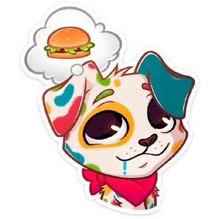 Telegram sticker 🐕 Пинто • @TgSticker