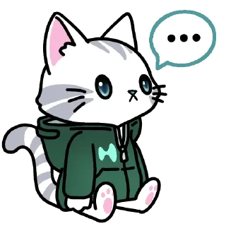 Telegram sticker 😶 Hyperpurr