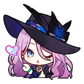 Telegram sticker 😘 Галерея Пом-Пом: Часть III｜@honkaistarrailofficial