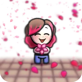 Telegram sticker ❤ Радужная чмоня