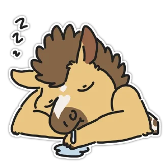 Telegram sticker 😴 Cloud