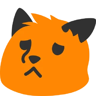 Video sticker 😟 Blobfox (1)