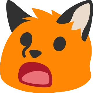 Telegram sticker 😲 Blobfox (1)