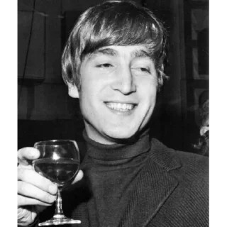 Telegram sticker 🍷 the Beatles