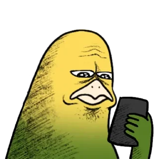 Telegram sticker 💬 투자 전문가, 껄무새 2 By @KakaoEmoticon