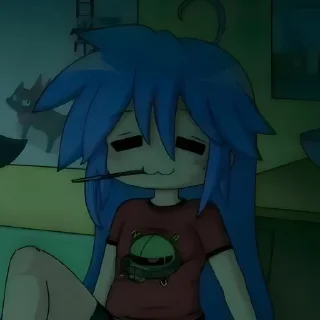 Телеграм стикер 💙 ⌜ Izumi 💙 ⌟ ᨒ @KurumiFan ⛩️