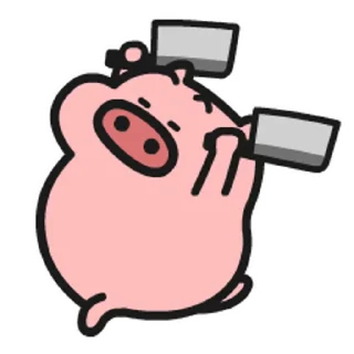 Video sticker 😊 乖巧的菜豬3 @kal_pc