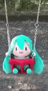 Telegram sticker 😃 Miku)