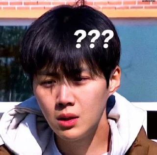 Telegram sticker ❓ @jonafzan Kim Seon Ho 김선호 Kim Sun Ho