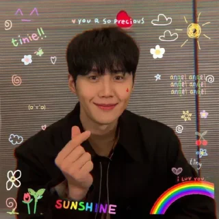 Telegram sticker ❤️ @jonafzan Kim Seon Ho 김선호 Kim Sun Ho