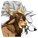 Sticker 😘 Frisky Ferals
