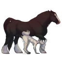 Telegram sticker 🍆 Frisky Ferals