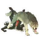 Telegram sticker 🍆 Frisky Ferals