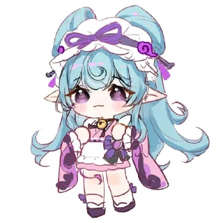 Telegram stiker 😊 Yumemizuki Mizuki @stickersMH