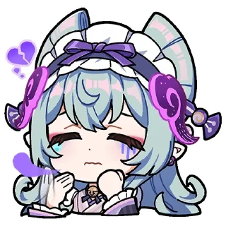 Telegram stiker 😓 Yumemizuki Mizuki @stickersMH