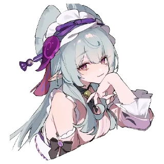 Telegram stiker 😏 Yumemizuki Mizuki @stickersMH