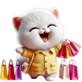 Telegram sticker 🛍 Милый котик @Nyasticks