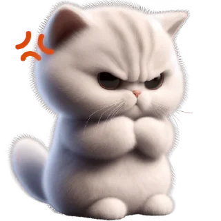 Sticker 😒 Милый котик @Nyasticks
