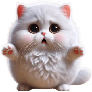 Telegram sticker 😰 Милый котик @Nyasticks