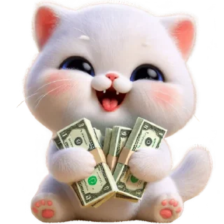 Telegram sticker 🤑 Милый котик @Nyasticks