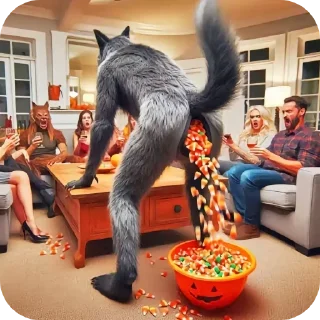 Telegram sticker 🐺 Больше стиков тут: @stikery4