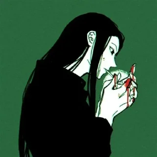 Telegram sticker 📌 Illumi Zoldyck : @Luxticker