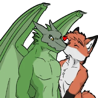 Telegram sticker ❤️ Foxrich