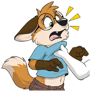 Video sticker 💪 Kip Fox by PacoPanda