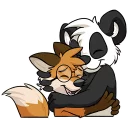 Telegram stiker 💕 Kip Fox by PacoPanda