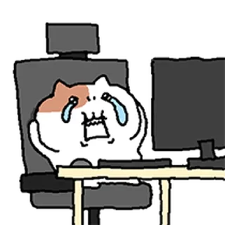 Telegram sticker ⭐ Mochinyami sizzling