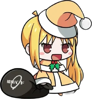 Telegram sticker 🚶 Padoru Padoru ☃︎🎄❄ @stickersglobal