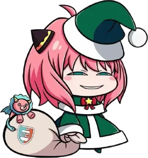 Sticker 🚶 Padoru Padoru ☃︎🎄❄ @stickersglobal