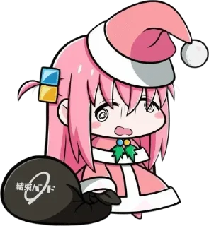 Telegram sticker 🚶 Padoru Padoru ☃︎🎄❄ @stickersglobal