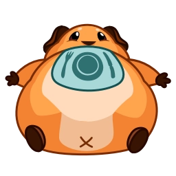 Telegram sticker 🍽 Melie the Cavy