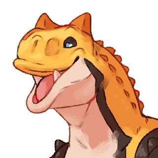 Telegram sticker 😮 babana