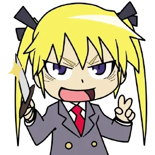 Telegram sticker 🌟 Вбити всіх анімешок
