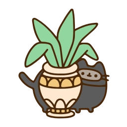 Telegram sticker 👀 FFXIV x Pusheen