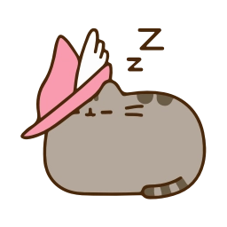 Telegram sticker 💤 FFXIV x Pusheen
