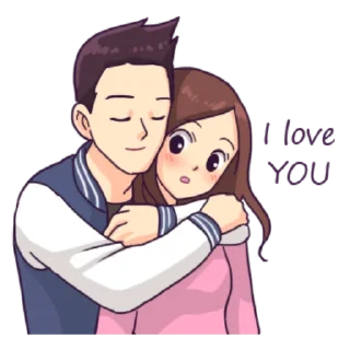 Telegram sticker 😍 You and I: Intimate