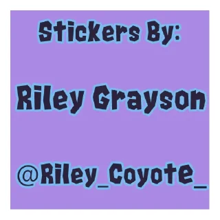 Telegram stiker ©️ Riley Coyote
