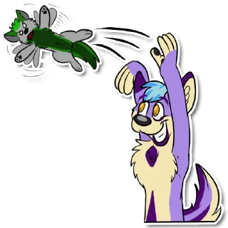 Telegram stiker ☄️ Riley Coyote