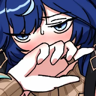 Telegram sticker ⭐ 天才谕女尤诺